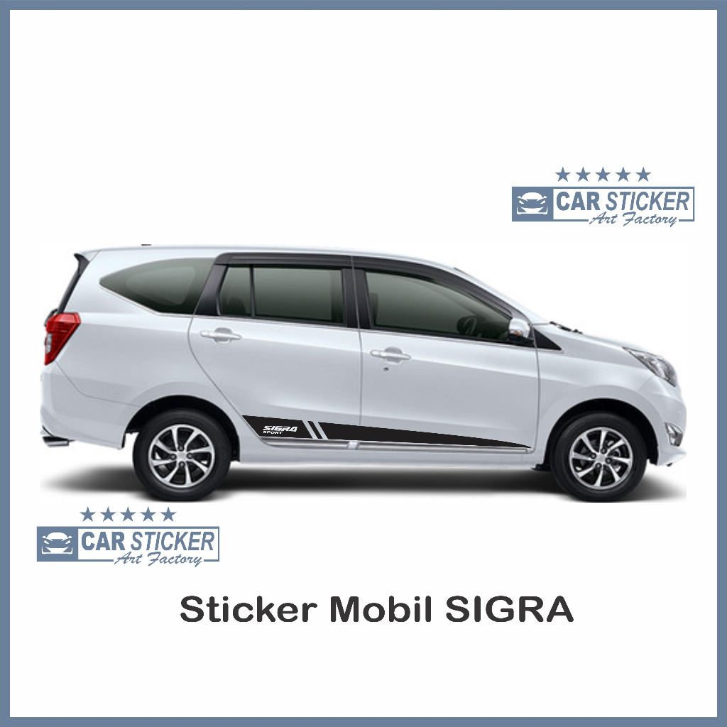 SIGRA32 Stiker terbaru stiker daihatsu sigra sticker body sigra stiker mobil sigra list sticker sigr