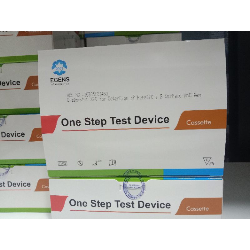 Rapit Test Hbsag Casette Merek Egens Isi 25Test perbox