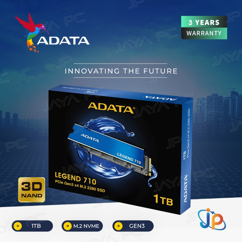 ADATA SSD Legend 710 M.2 Pcie Gen3 Nvme 1TB - 3D Nand 1 TB