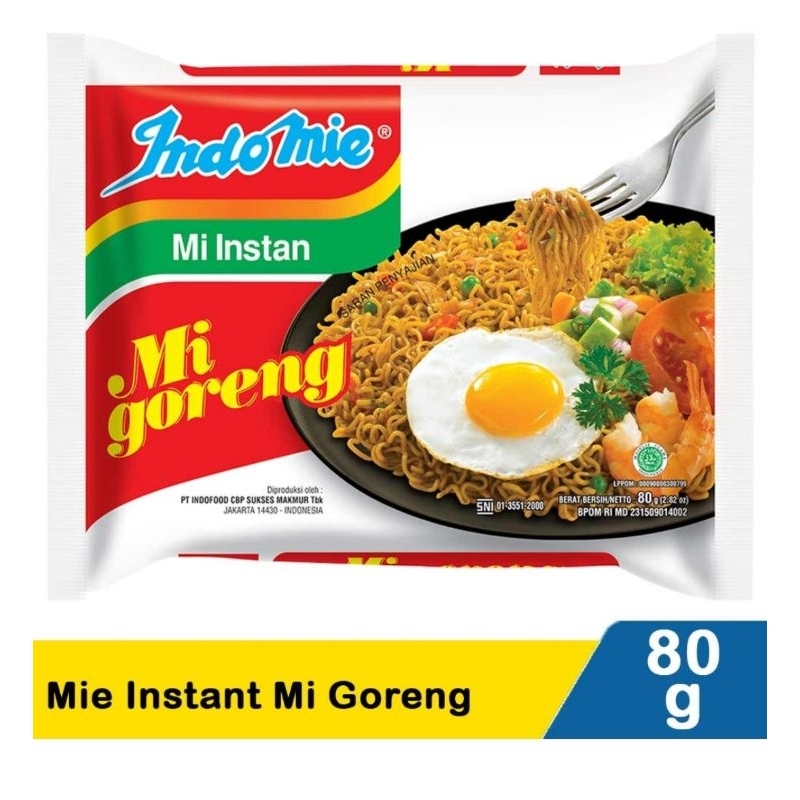 

Indomie Mi Instan Goreng Plus Special 80G