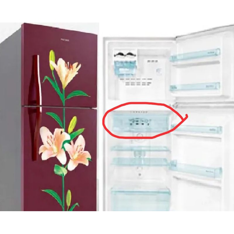 Tutup Rak Daging Chiller Door Kulkas Polytron 2 Pintu Original