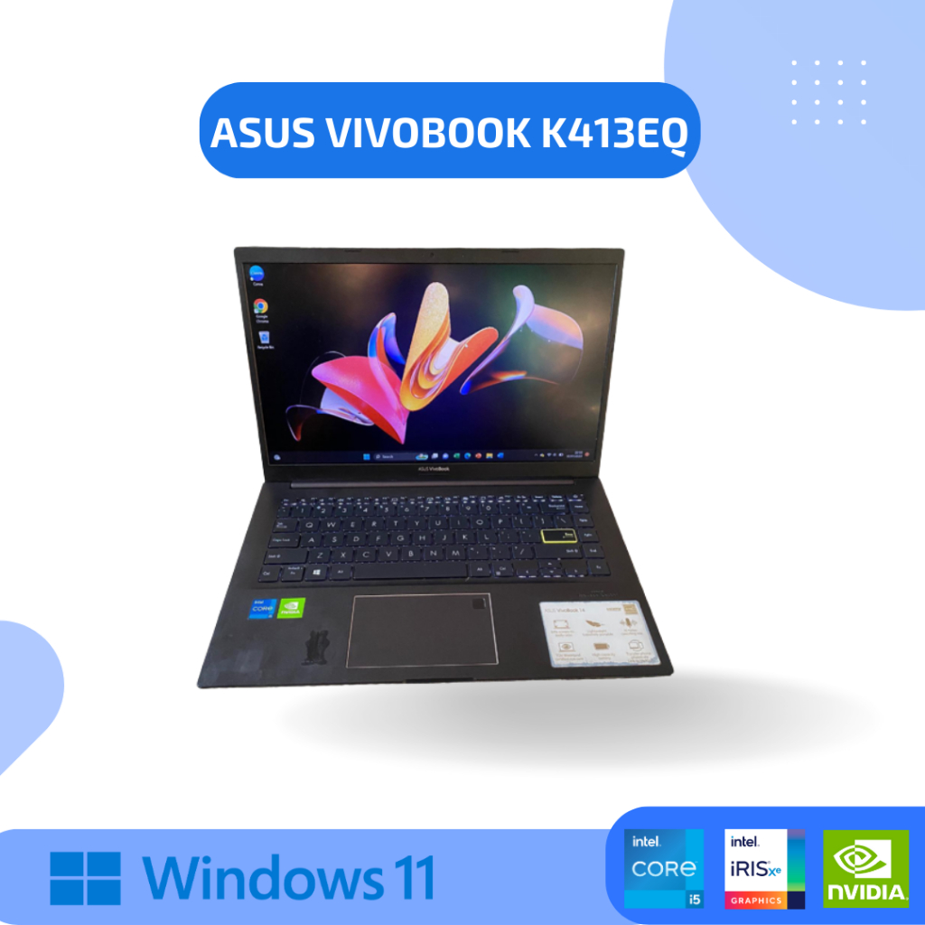 Laptop Bekas Asus Vivobook K413EQ i5 gen 11 ram 8GB SSD 512GB VGA MX 350 2GB Laptop Bekas Berkualita