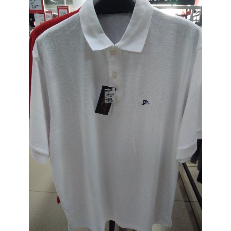 tshirt kerah /wangky modasport merah putih