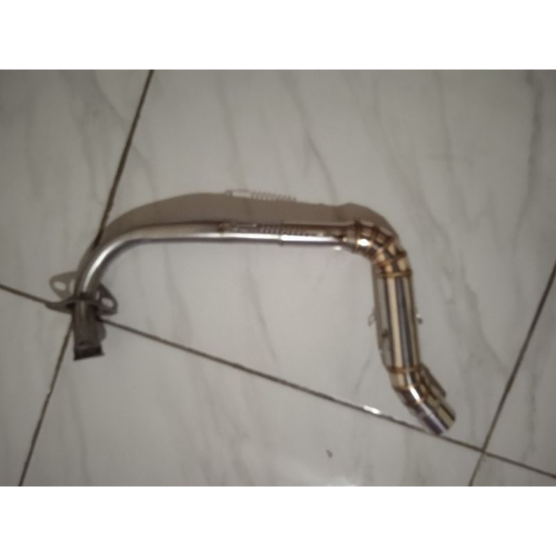 leher knalpot cobra pnp motor beat inlet 38