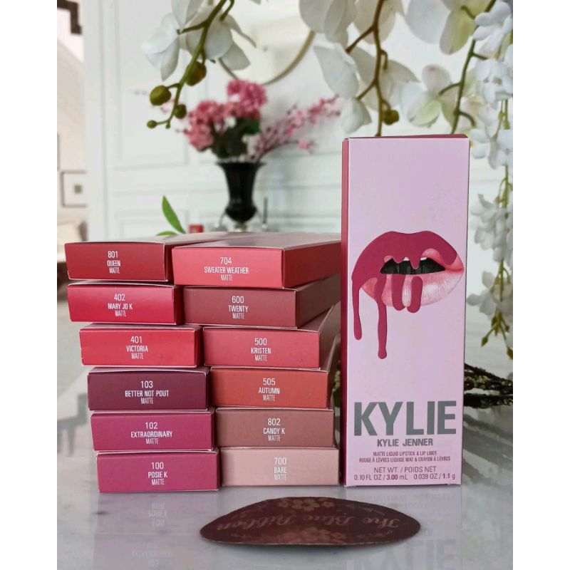 AUTHENTIC USA  MATTE LIQUID LIPKIT (LIQUID LIP & LIP LINER)