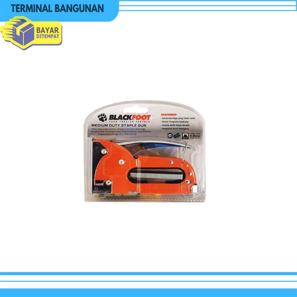 

Staples Gun 4 x 8 mm Blackfoot Medium Duty