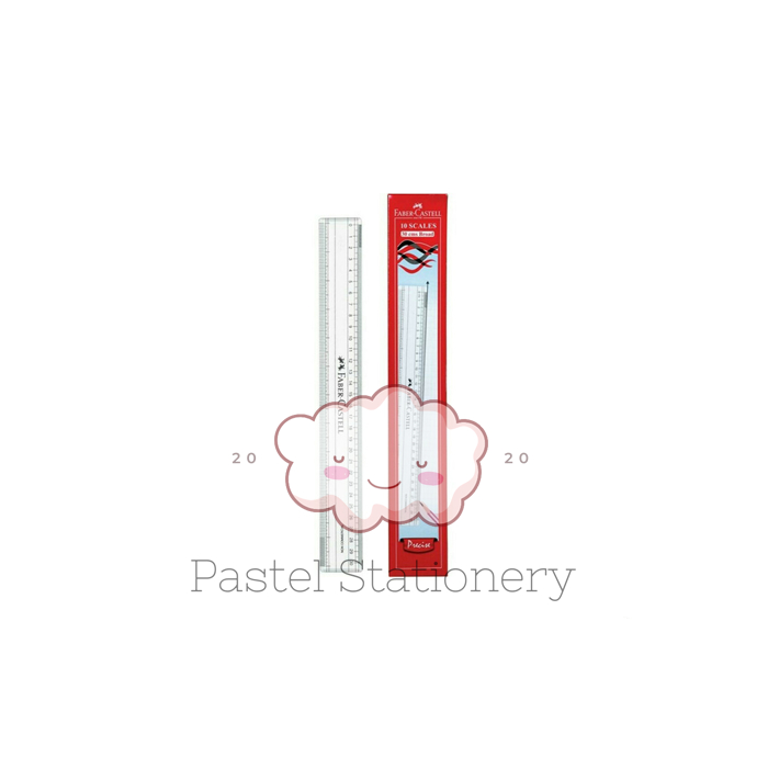 

Penggaris Plastik Faber-Castell 30cm - Plastic Ruler 30 cm