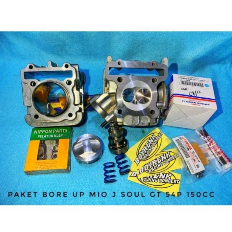 PAKET BORE UP MIO J/SOUL GT 54P 130CC/150CC - BOYRENK RACING CONCEPT