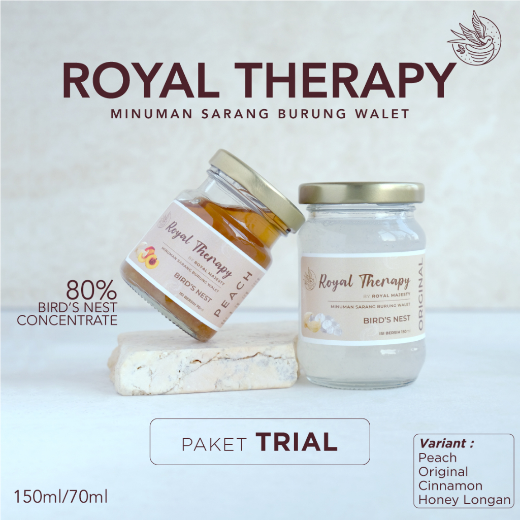 

Royal Therapy 70ml Paket Trial Minuman Sarang Burung Walet