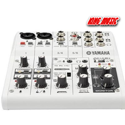 Yamaha AG06 6 Channel Mixer with USB Audio Interface .