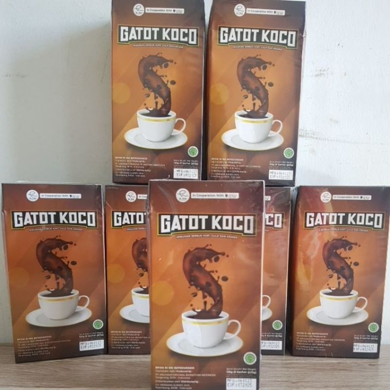 

kopi gatot koco 1 box isi 5 saset order 5 box