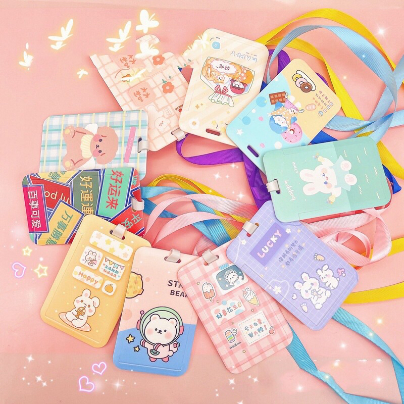 

LANYARD LUCU GANTUNGAN KARTU KANTOR BUS MRT TERMURAH