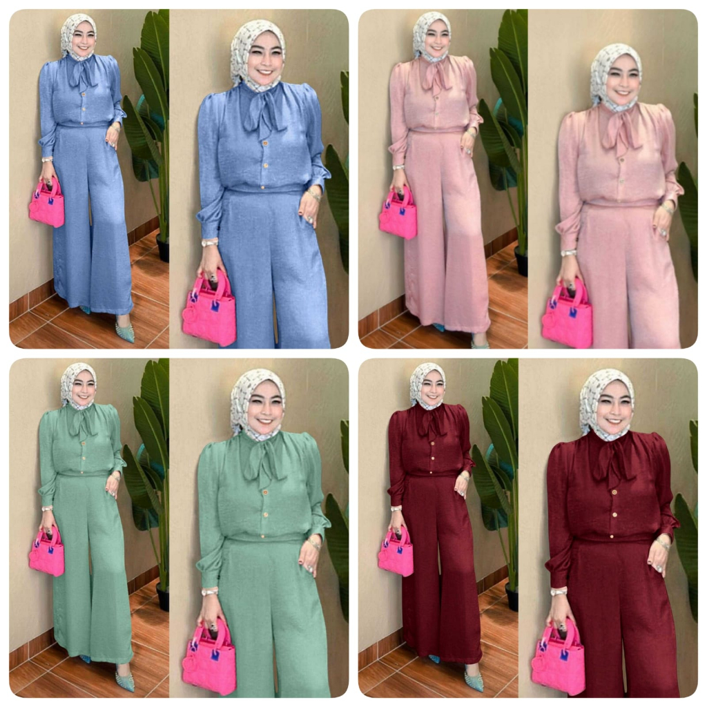 AIKO BISA COD STELAN KULOT RUBY STELAN WANITA MUSLIM SET SANTAY STELAN WANITA DEWASA LINEN