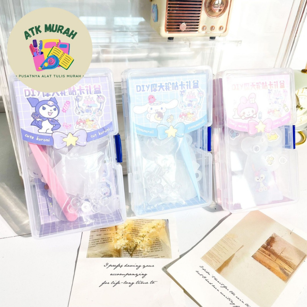 

DIY BIANGLALA SANRIO HS-8066 MAINAN SUSUN MINIATUR PUZZLE RAKIT 3D ORIGINAL TERMURAH