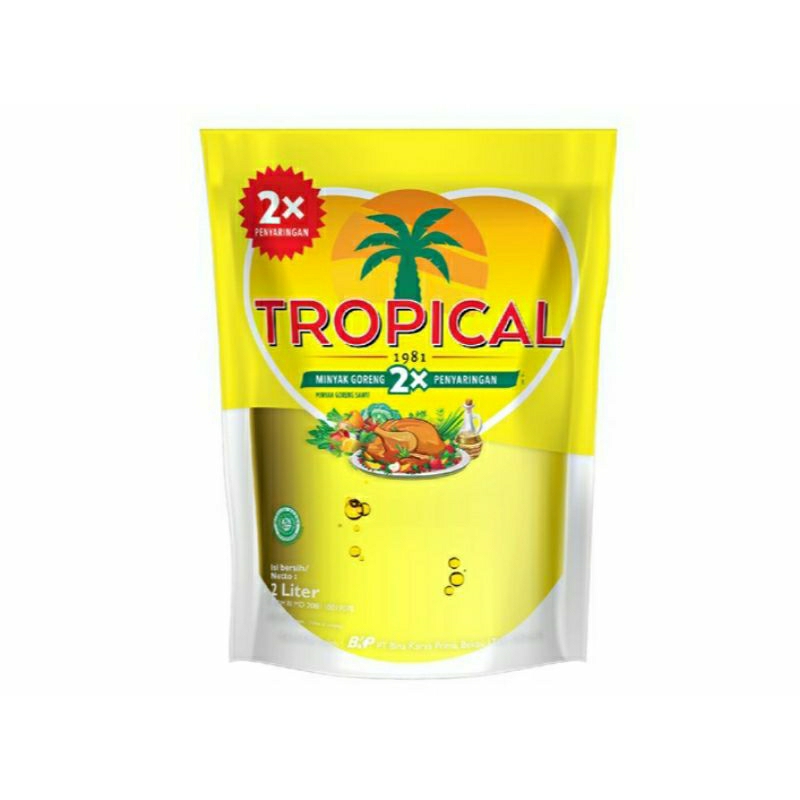 

minyak goreng tropical 2 liter pouch