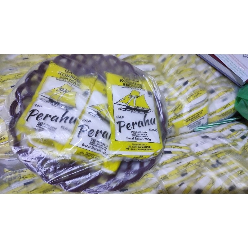 

garam beryodium cap perahu kuno @250gr
