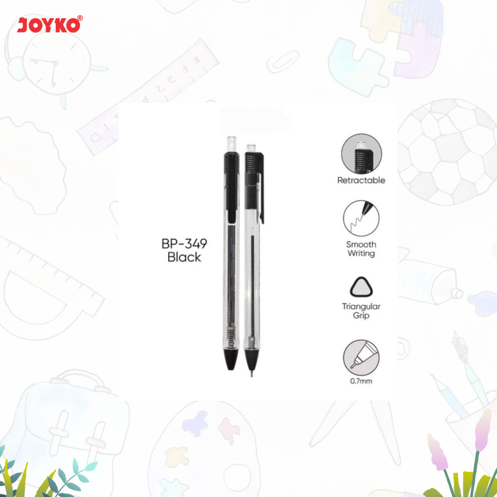 

BALLPEN / PULPEN / PENA / PEN / BOLPOIN BP-349-12 / BP349 VOKUS TRANS JOYKO ( PCS )