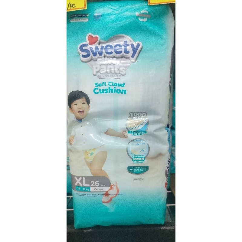 PAMPERS sweety silver pants