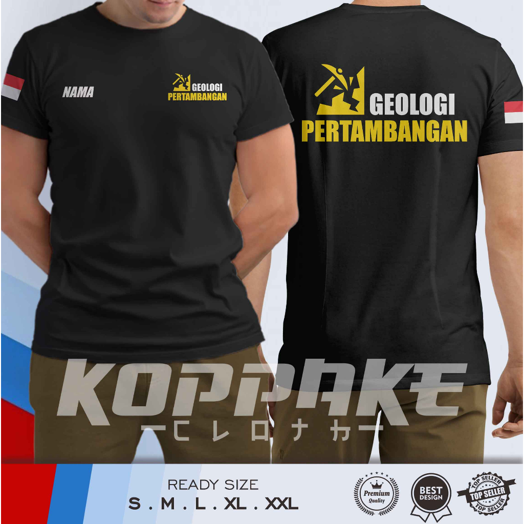 Kaos Geologi Pertambangan Gratis Nama Kamu Baju Distro