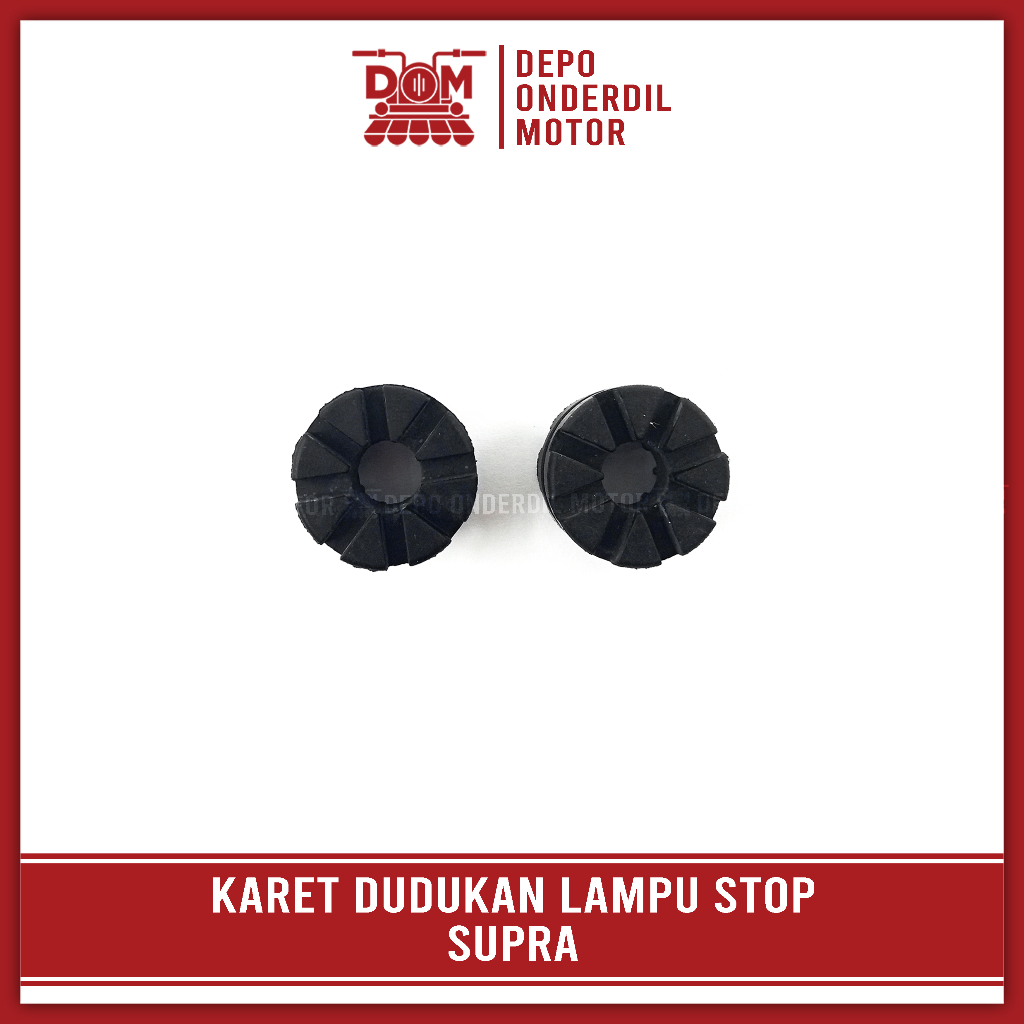 Karet Dudukan Lampu Belakang SUPRA (PSP) set isi 2 Braket Pangkon Dop Stop Karisma Supra X 125 Sonic