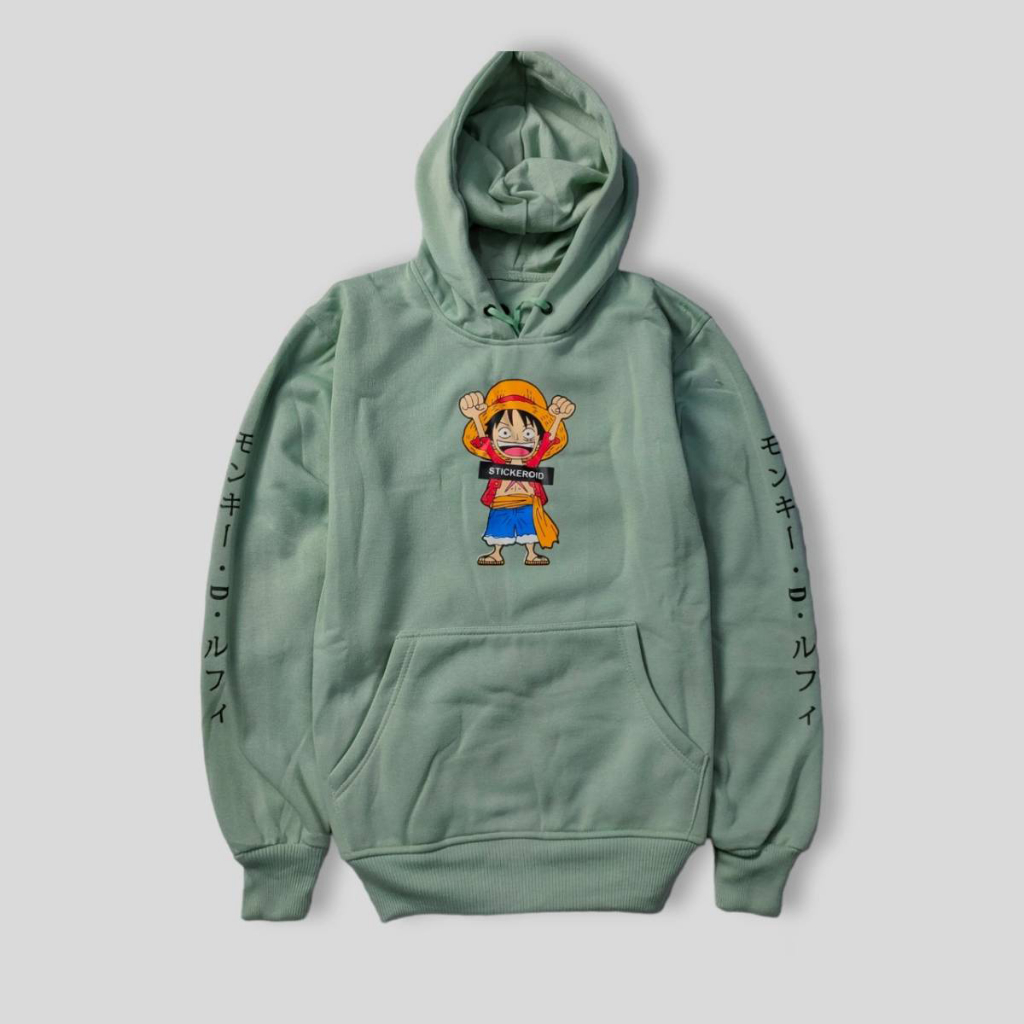 Hoodie Zipper Anime One piece Sweater Hoodie Anime One piece L-XL