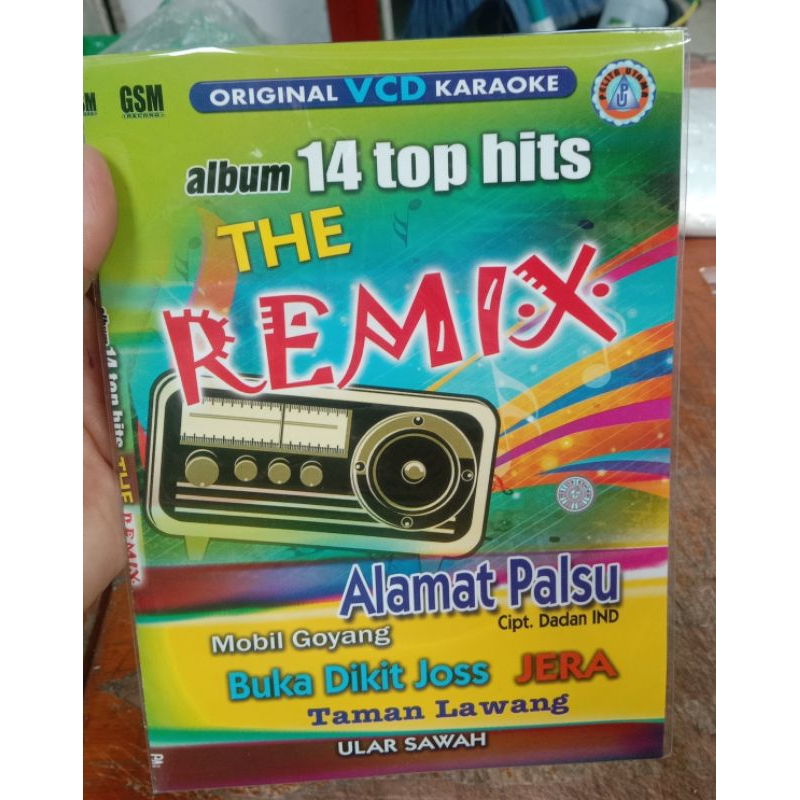 Kaset Vcd original lagu The remix dangdut