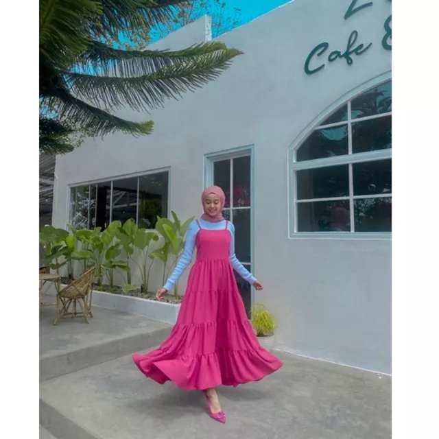 Overall Dress Barbie Edition / overall barbie wanita