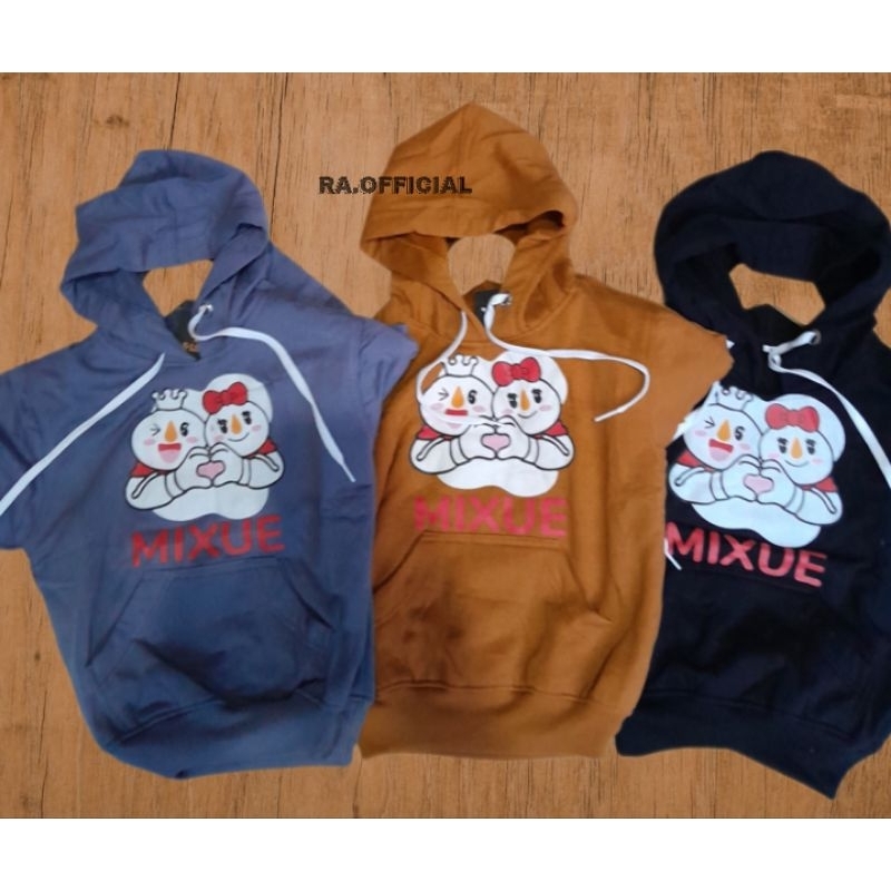 PROMO Jaket Hoodie switer laki laki perempuan/ Hoodie switer anak usia 2-12 tahun MIXUE 022