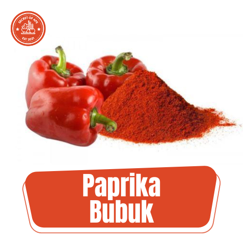 

Bumbu Dapur Paprika Bubuk / Paprika Powder / Bumbu Rempah / Penyedap Rasa Alami