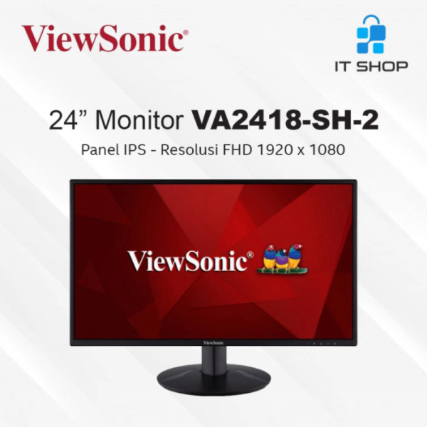 Promo ViewSonic VA2418-SH-2 IPS Monitor 24 inch Limited