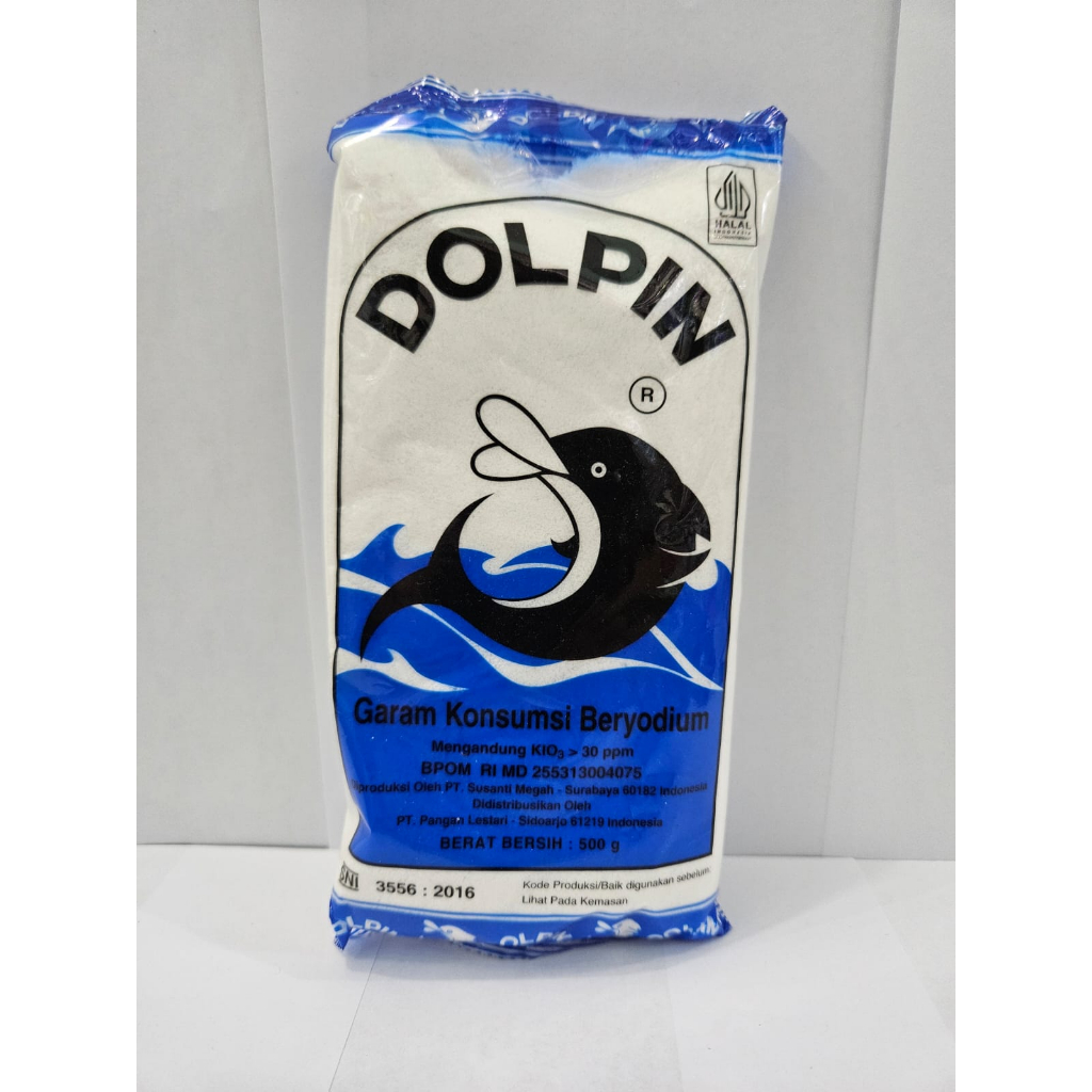 

Garam Meja Dolphin Beryodium 500 gram