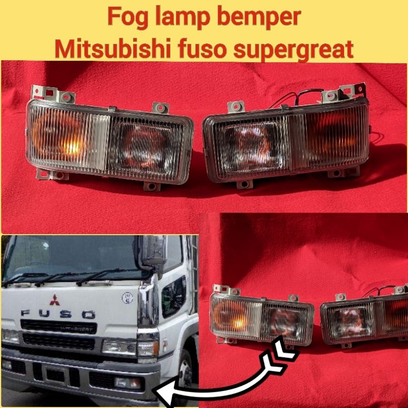 fog lamp bemper truk mitsubishi supergreat lampu bemper truk Mitsubishi fuso supergreat lampu bemper