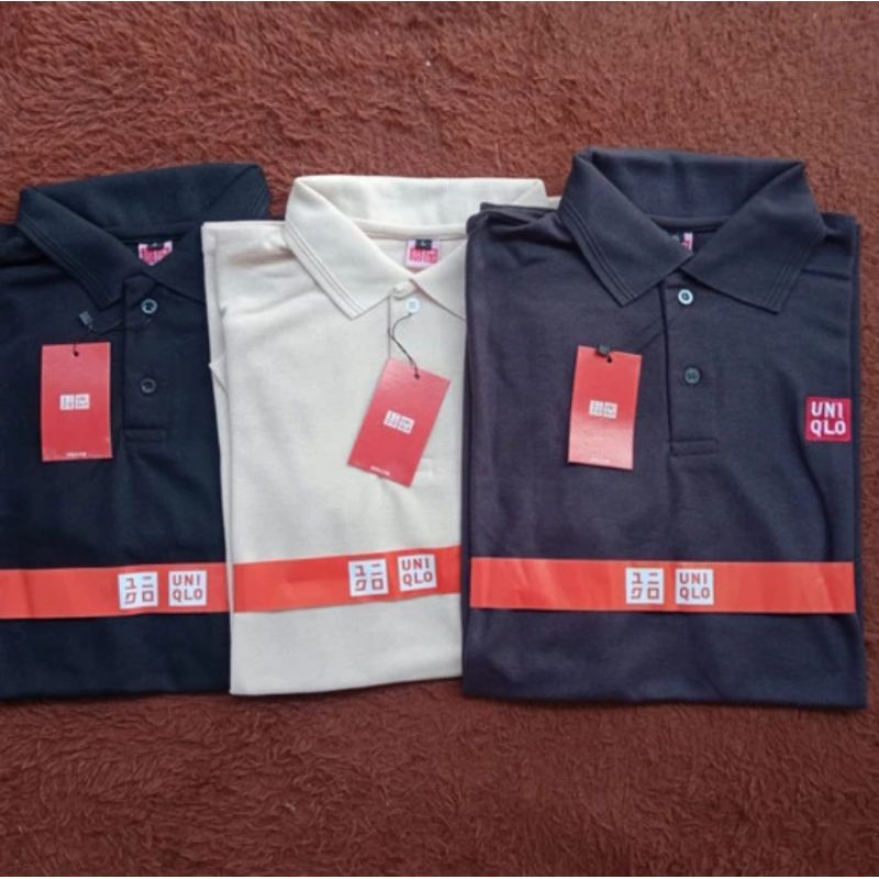 UNIQLO KAOS KERAH POLOSHIRT PRIA UNIQLO BAJU POLO BRANDED