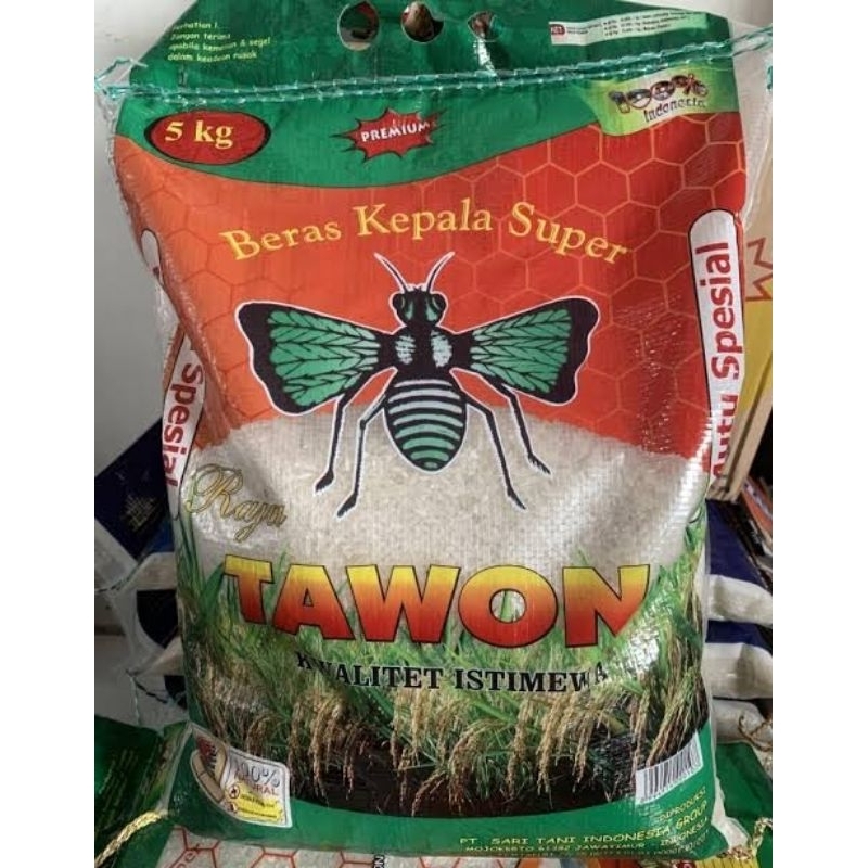 

Beras Tawon 5kg Enak & Pulen