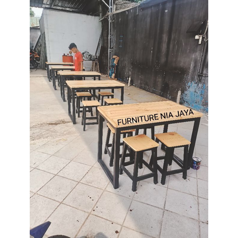 meja makan meja kursi cafe resto