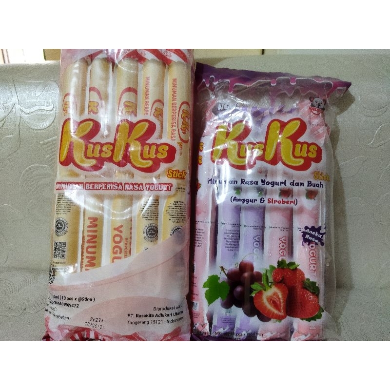 

KUS KUS YOGURT STICK ISI 10 PCS / KUS KUS MINUMAN RASA YOGHURT / KUS KUS YOGHURT STICK / KUS KUS MINUMAN RASA BUAH / KUS KUS YOGHURT / KUS KUS