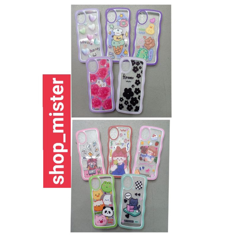 Case Wave Ombak Softcase Silikon Gambar Motif Kartun Samsung A51 A52/A52s