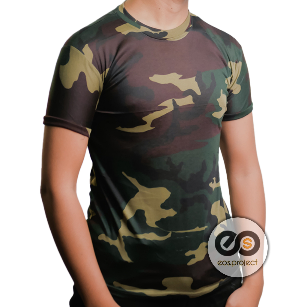 KAOS LORENG USA NATO US ARMY OBLONG POLYESTER