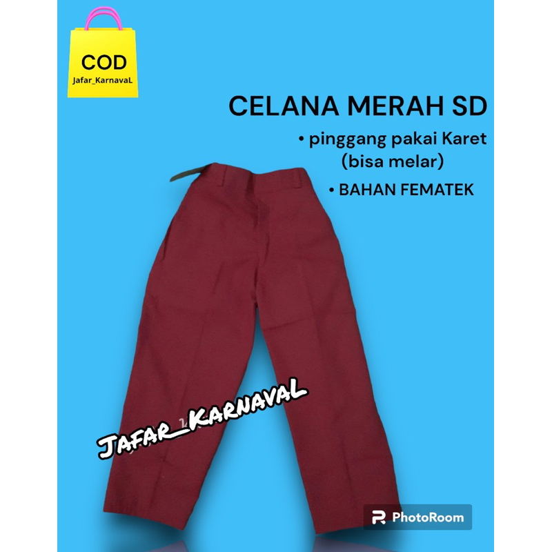 Celana sekolah sd panjang merah celana seragam sd celana sekolah merah sd celana merah Seragam sekol