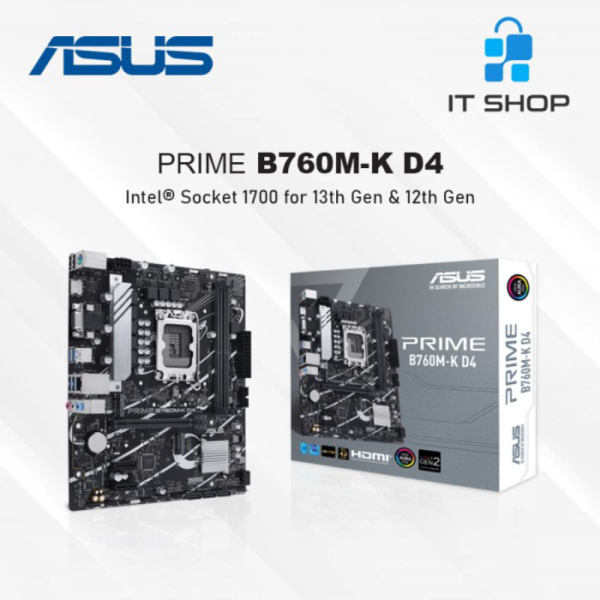 Unik Motherboard Asus PRIME B760M-K D4 Murah