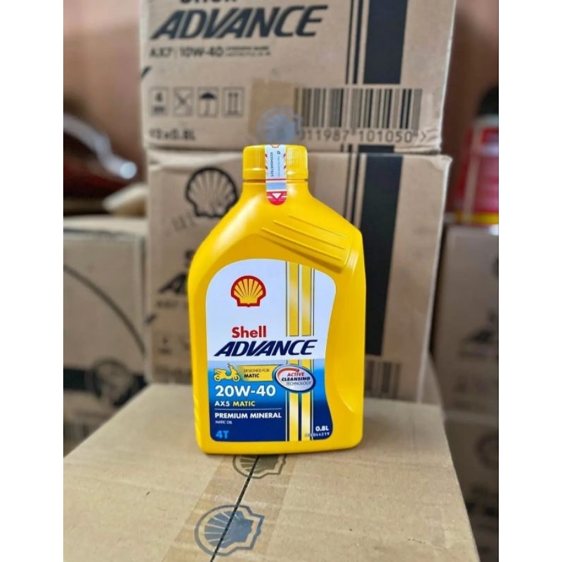 Oli Shell advance AX5 Matic 800mill ORIGINAL