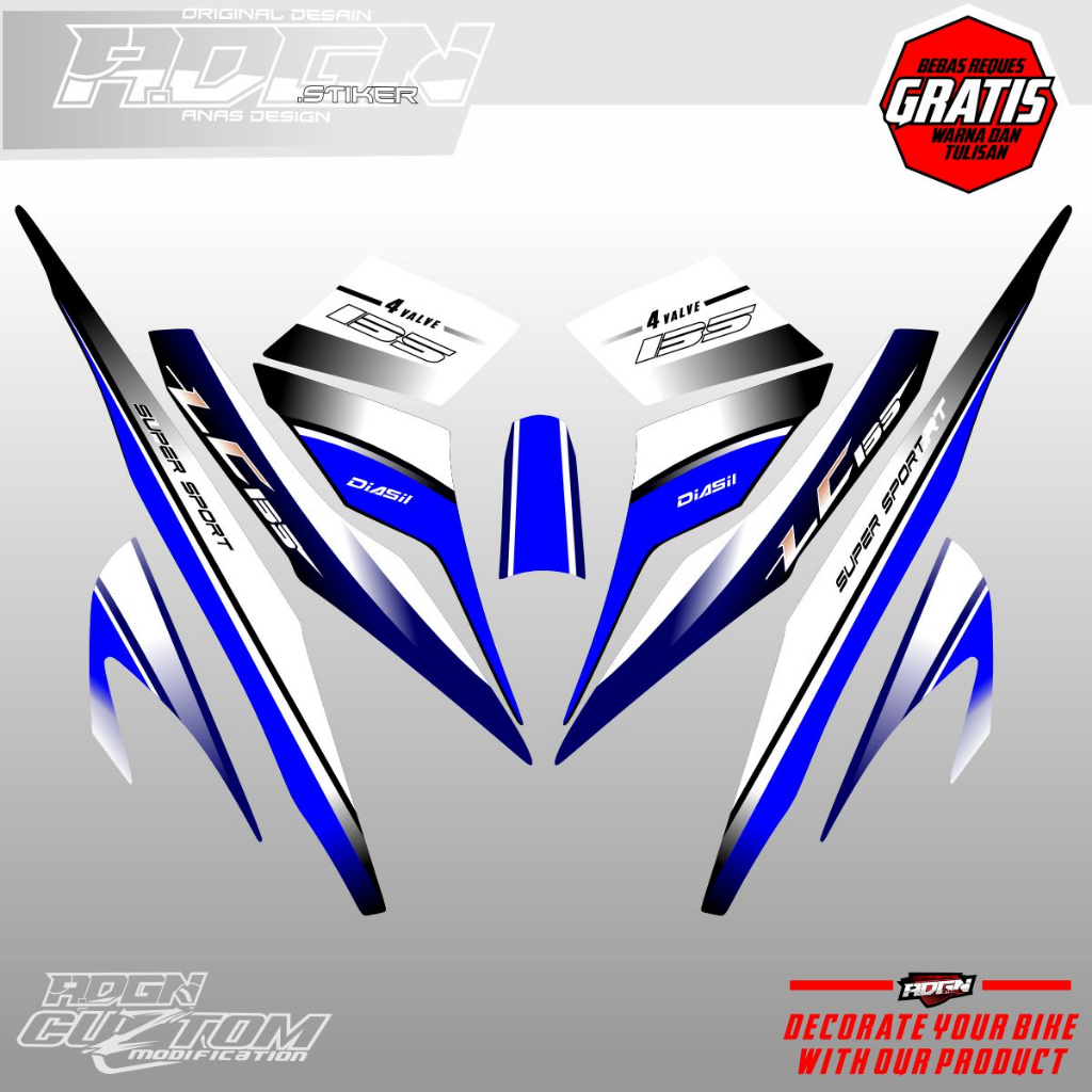 striping jupiter mx lama old custom Lc135