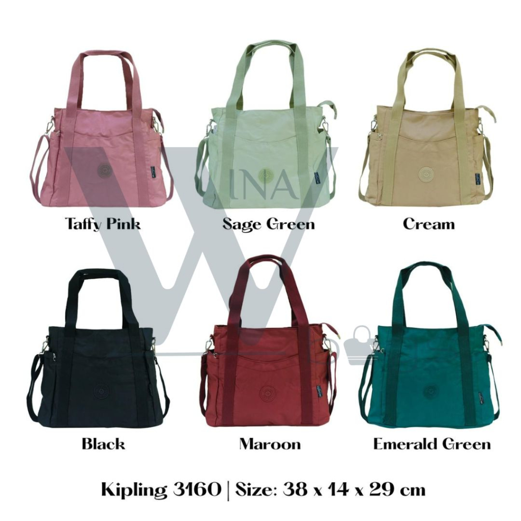 WinaBags_TAS SELEMPANG WANITA IMPORT / TOTE BAG NYLON KP 3160 PREMIUM
