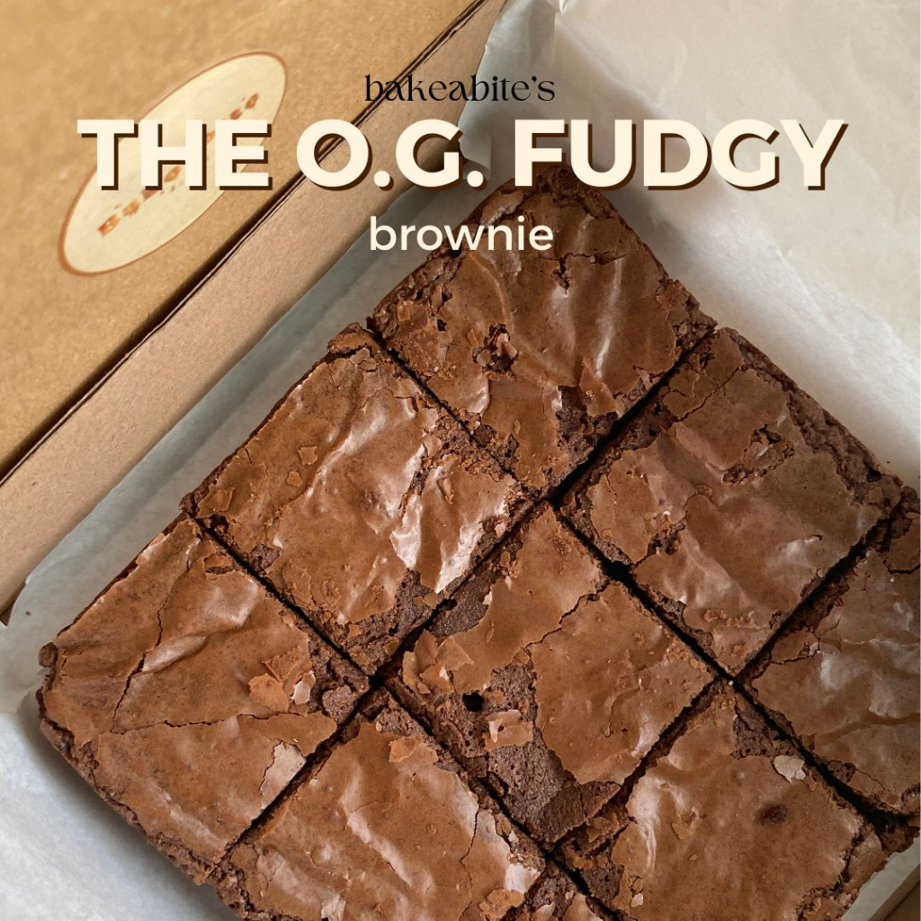 

FUDGY BROWNIES [isi 6 pcs] – O.G Brownies (With Seasalt / Without)