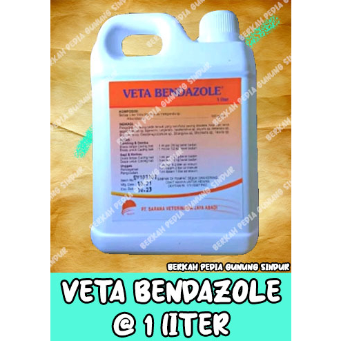 Veta Bendazole 1 liter - Obat Cacing 1 Liter - Obat Cacing Sapi - Obat Cacing Kambing