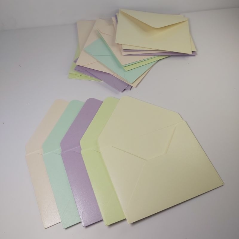 

(satuan) amplop jasmine pastel A7 (9.5 x 12.5)