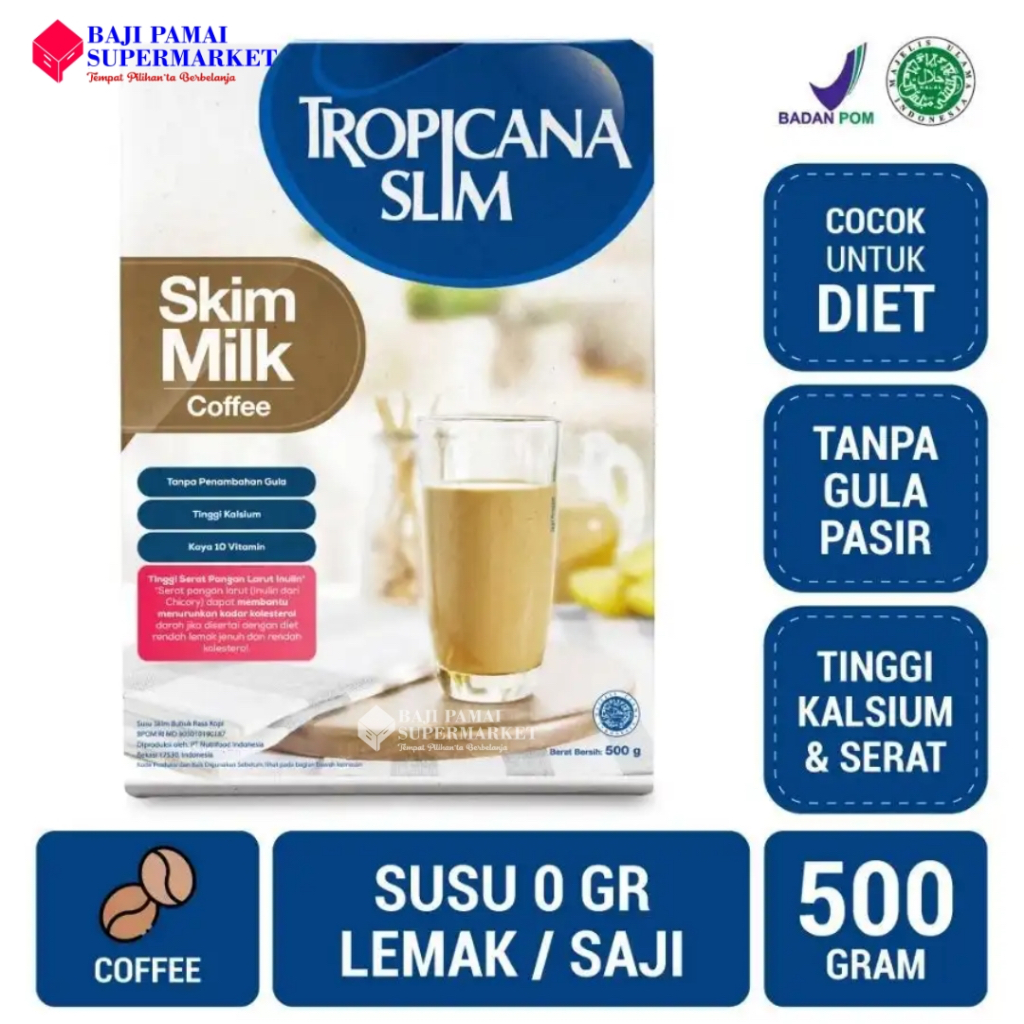 

TROPICANA SLIM MILK SKIM COFFEE 500GR