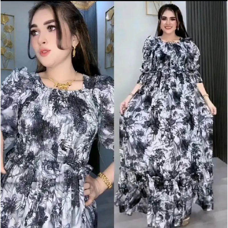 Dress Smook motif