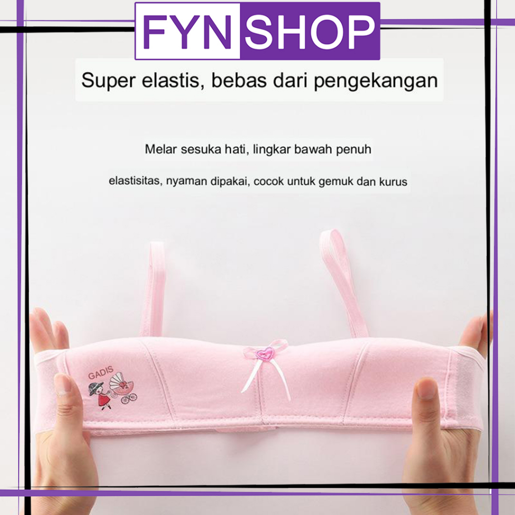 Fynshop ♛ UW121 Bra BH Remaja SD SMP Dengan Pengait Pakaian Dalam Anak Perempuan