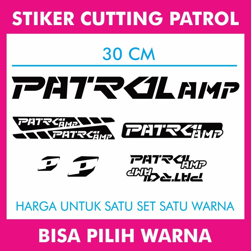 

Stiker Cutting Patrol Bisa Custom